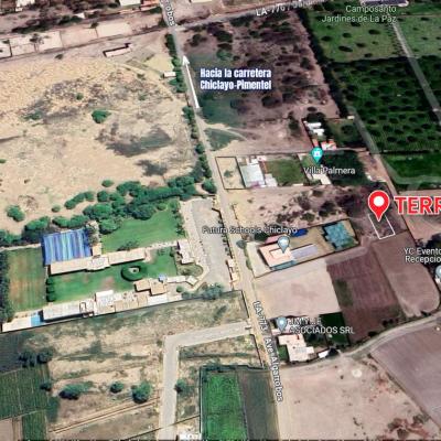 VENTA DE TERRENO DE 464.98 M2 EN SECTOR LA GARITA, PIMENTEL